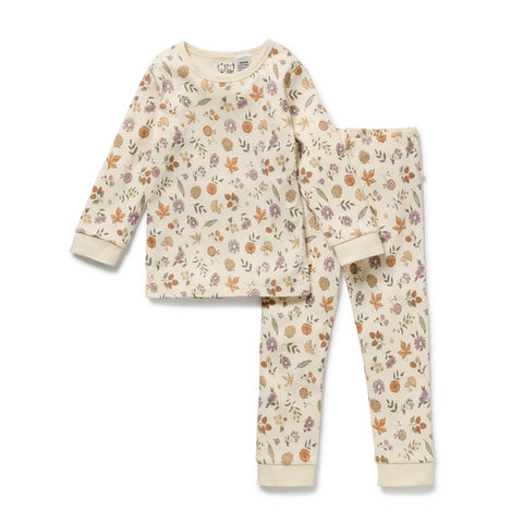 Wilson & Frenchy Maple Glow Long Sleeve Pyjamas