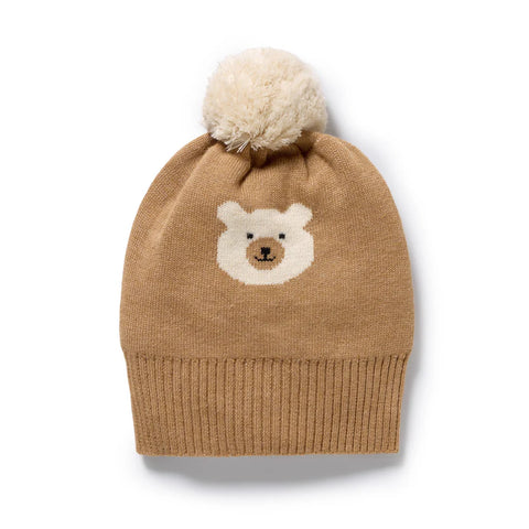 Beary Cute Jacquard Beanie