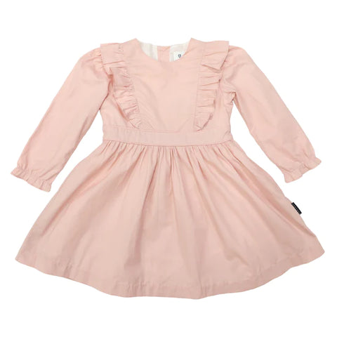 Front Frill Cotton Dress