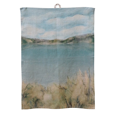 Linen Tea Towels - Island Summer