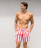 Shore Club board shorts - Cabana Red