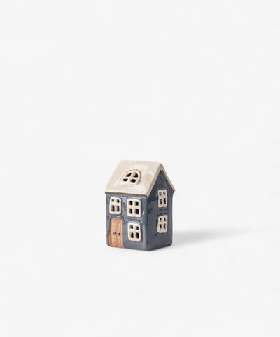 Alsace Tea Light House Navy (YA0054)