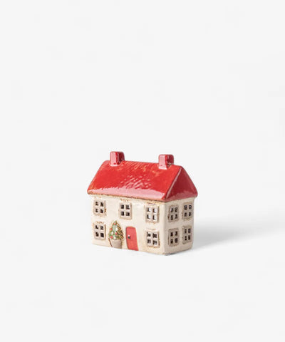 Alsace Tea Light Cottage Christmas Stone (YA0061)