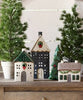 Christmas Tea Light House with Wreath - Large (YA0082, YA0087)