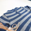 Cotton Knit Striped Sweater