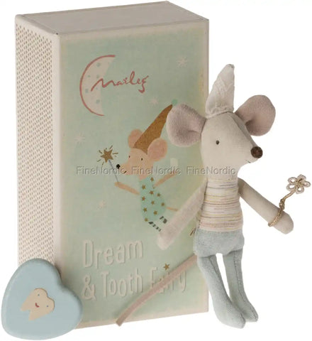 Maileg Tooth Fairy Mouse in Box - Boy
