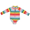 Korango - Rainbow Zip Swimsuit.