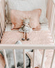 Cot Quilt & Pillow Set - Shell Pink