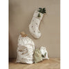 Fabelab Stocking - Yuie Greens Embroidery (Natural)