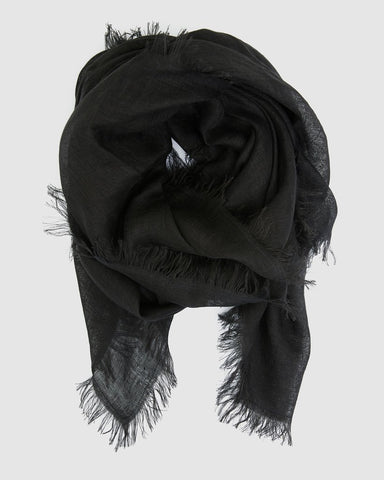 Cloth and Co Linen Scarf - Midnight