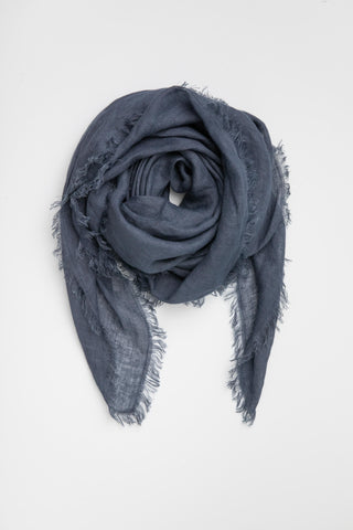 Cloth and Co Linen Scarf - French Navy