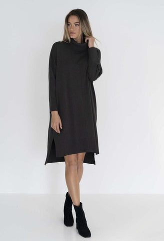 Humidity Lifestyle Ivy Dress - charcoal
