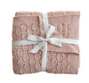 Alimrose Organic Heritage Knit Baby Blanket.