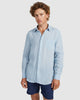 Ortc - Linen Shirt Pale Blue