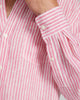 Ortc - Linen Shirt Red & White Stripe