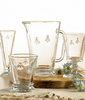 French Bee Tumbler -Clear- Set of 6.