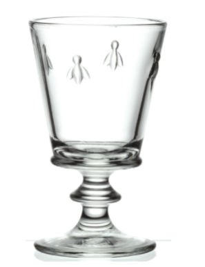 French Bee Wine glass -Clear- Set of 6