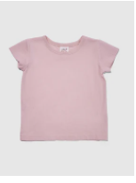 Girls Basic T-Shirt - Ballet Pink.