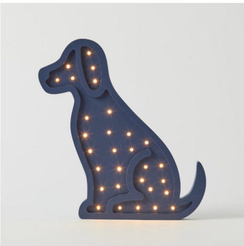 Night Lights - Puppy Wooden Light.