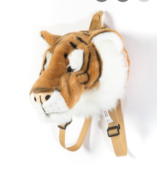 Wild and soft tiger backpack