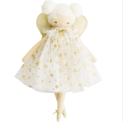 Lily Fairy Doll- Ivory Gold Star