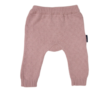 Textured Knit Legging Dusty Pink