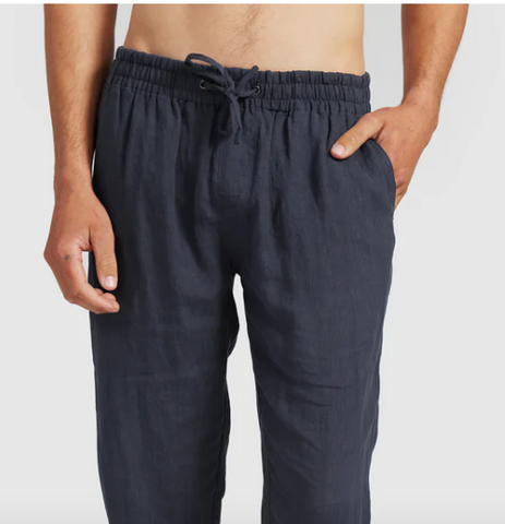 Ortc - Linen Pants Charcoal