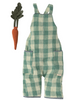 Maileg Rabbit size 3 - green check overalls