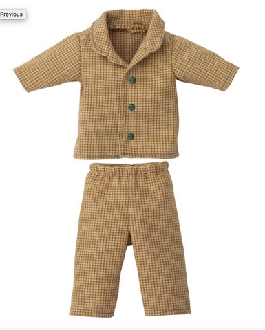Maileg Pyjama Set for Teddy Dad.
