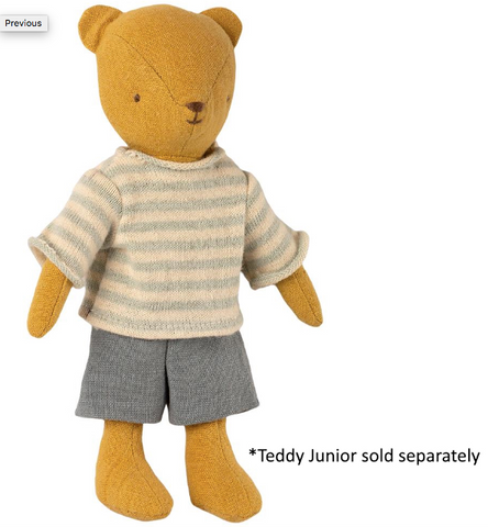 Maileg Shirt & Shorts Set for Teddy Junior