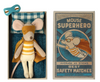 Maileg super Hero Mouse in Matchbox.