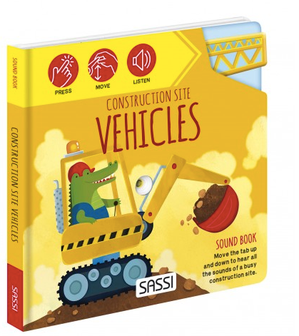 Book - Construction Site Vehicles - Sound Book