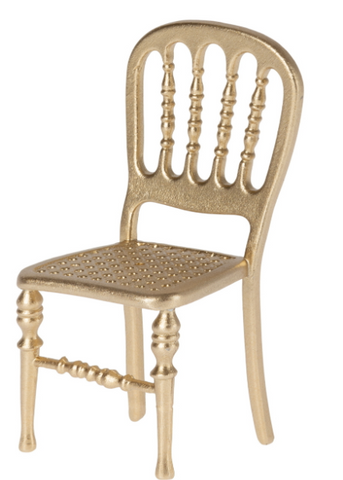 Maileg Gold Mouse Chair .