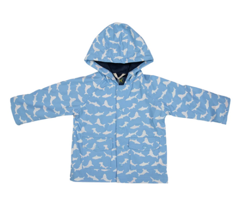 Korango shark colour Change Raincoat