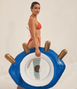 Sunnylife Luxe Pool Ring - Greek Eye Blue.