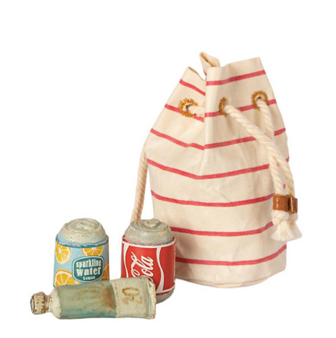 Maileg Miniature Beach Bag with Essentials