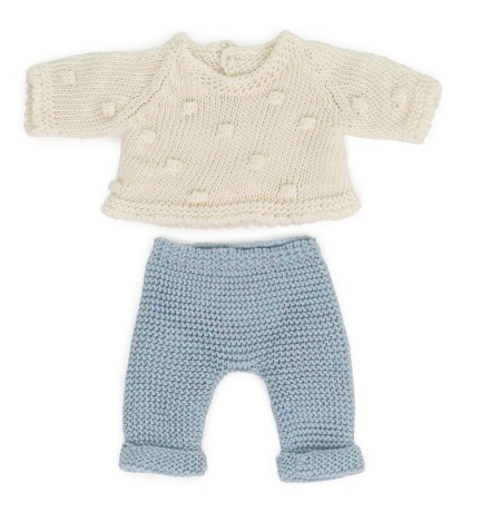 MIniland Eco Knitted Sweater & Trousers - 21cm