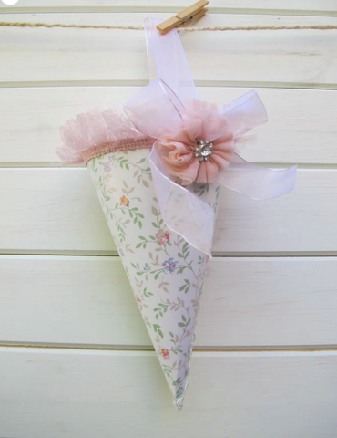 Party Cones - Floral with Flower