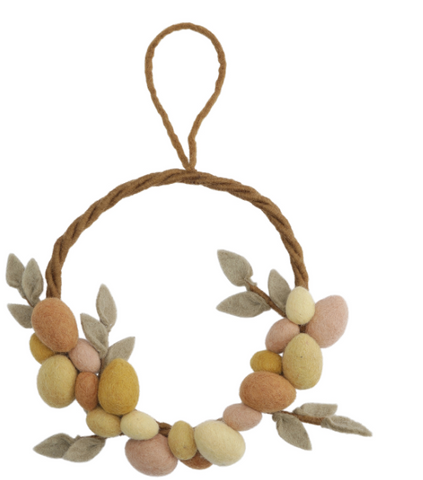 Gry & Sif Easter Wreath - Yellow Eggs - 12313