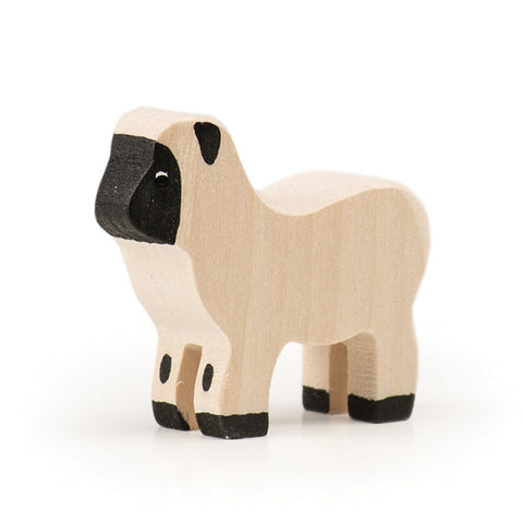 Trauffer Wooden Sheep Black Nose Small