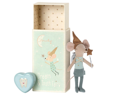 Maileg Tooth Fairy Mouse in Box - Boy