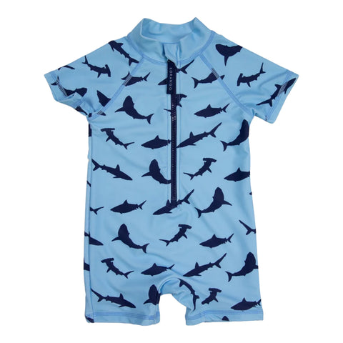 Korango - Swimwear Shark Zip Swimsuit
