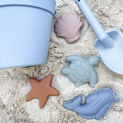 Calf & Crew - Silicone Beach Toy Set (Ocean)
